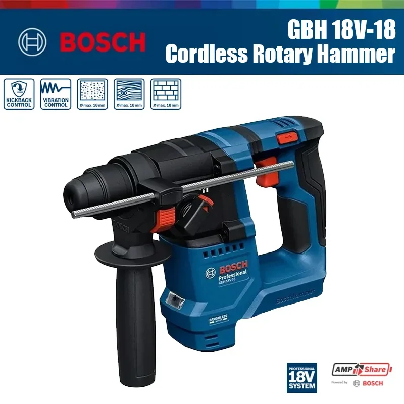 Bosch GBH 18V-18 Akülü Darbeli - Power Tools Professional incelemesi ve fiyatı